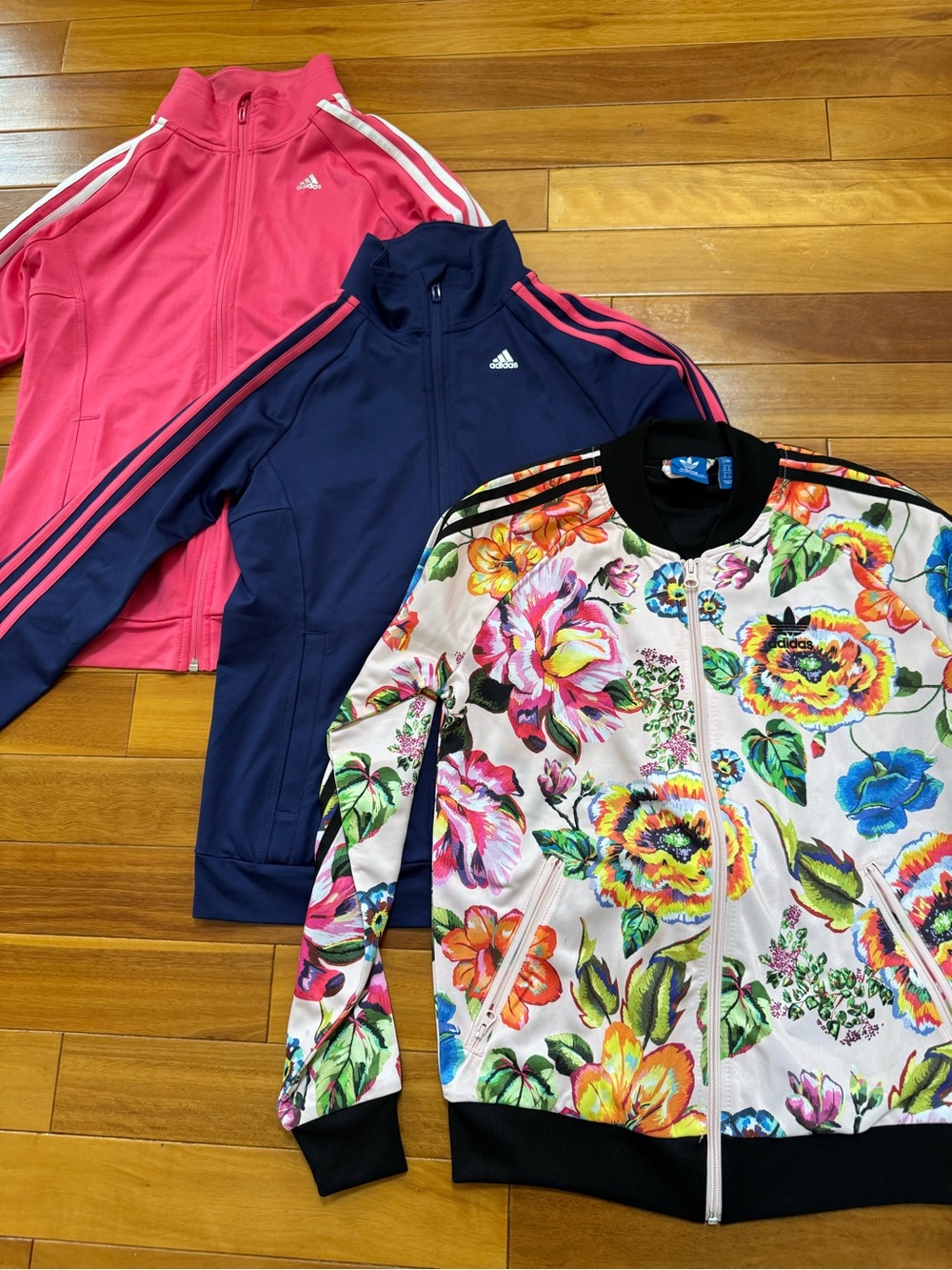 adidas Bright Pink Climalite Jacket